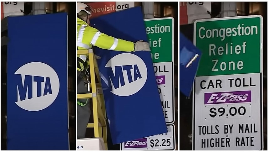 Congestion Relief Zone Tolling Begins In New York City